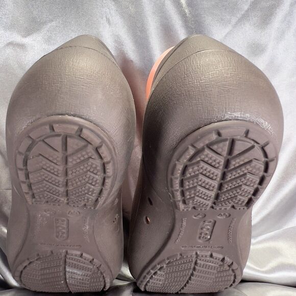 Crocs Ballet Flats Women's 7 Tortoise Cap Toe Casual Slip On Brown Spring Shoes - Picture 12 of 16